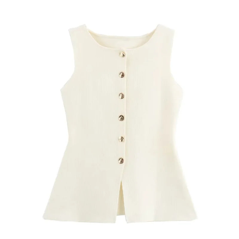 Women's Tailored Vest Elegant Coat