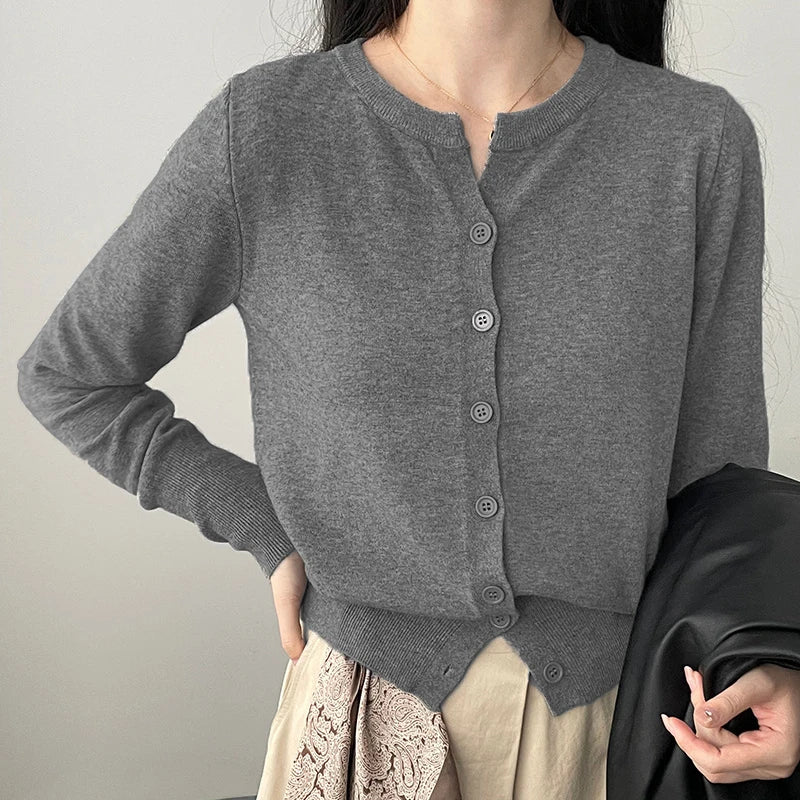 Women's Thin Fleece Knit Cashmere Sweater