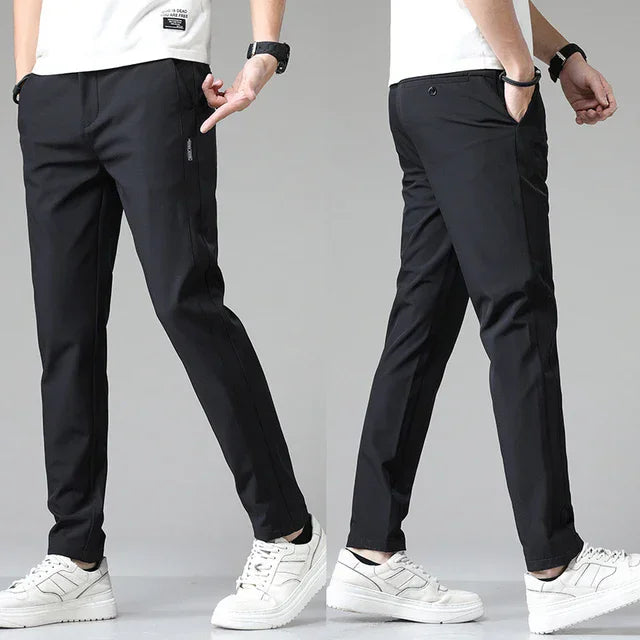 Men's Slim Straight Trousers