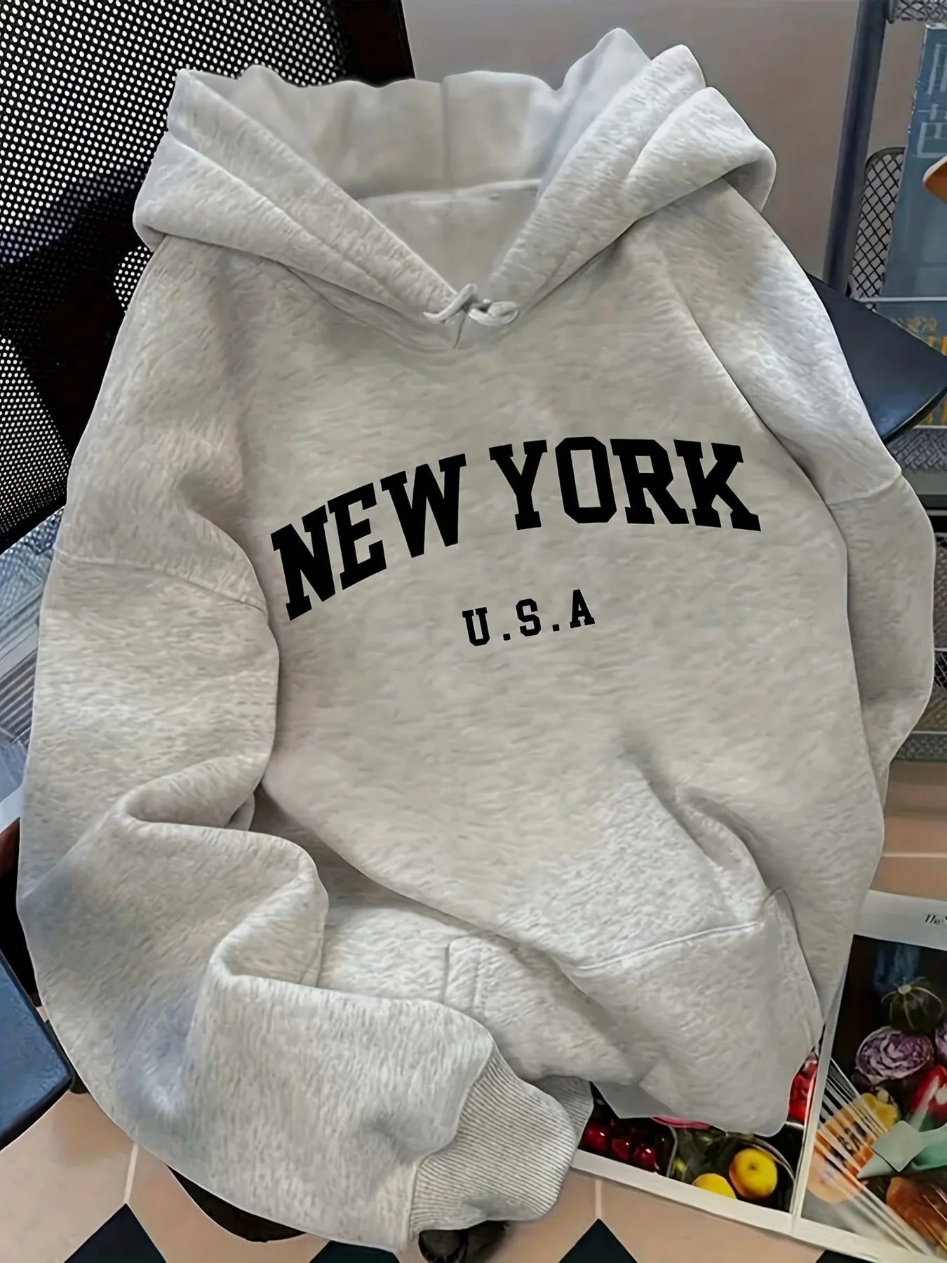 Women's Hoodie NEW YORK Pullover Sweatshirt