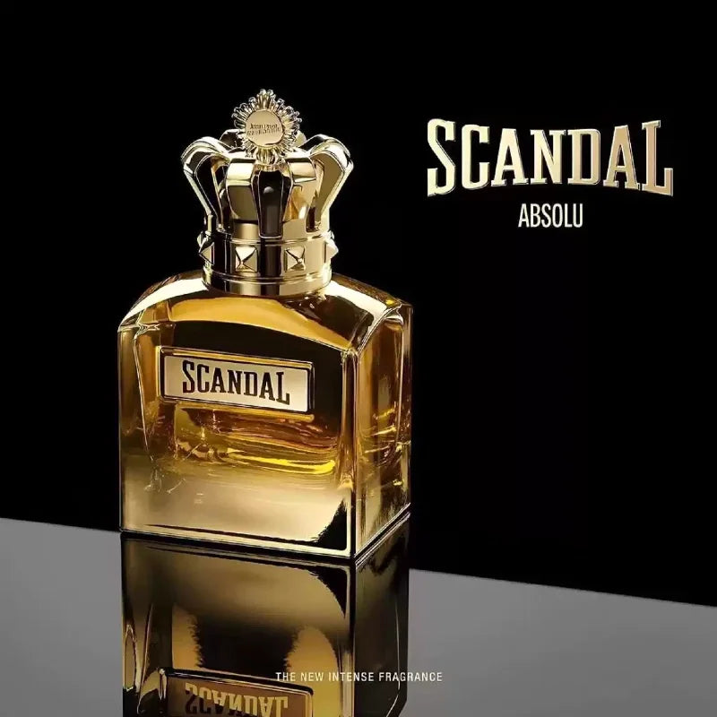Scandal Men's Eau De Parfum Long Lasting Woody Fragrance with Vetiver Tonka Leather&Sandalwood for Elegant Appeal Parfums Homme
