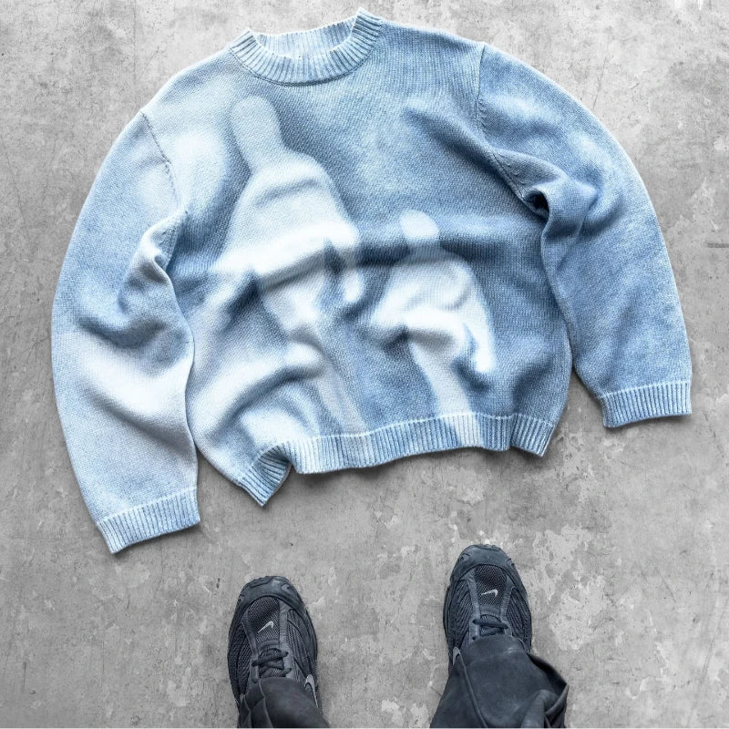 New pullover knit sweater Gothic retro