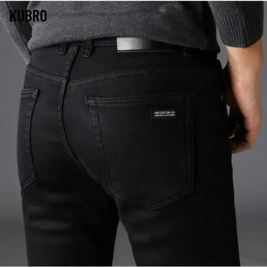 Men Classic Brand Jeans Denim Trousers