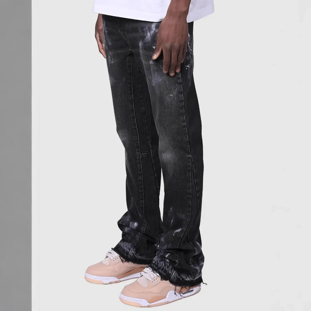 Flared Jeans Men Denim