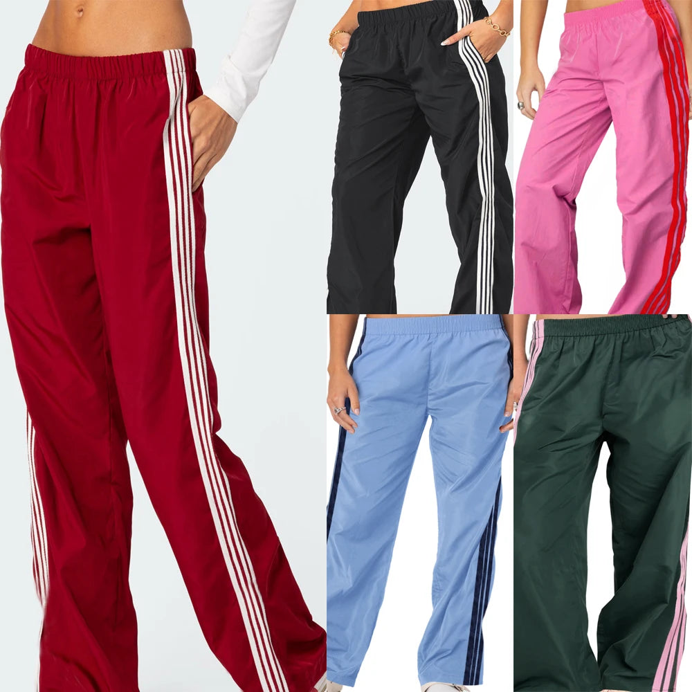 Striped Track Pants for Women