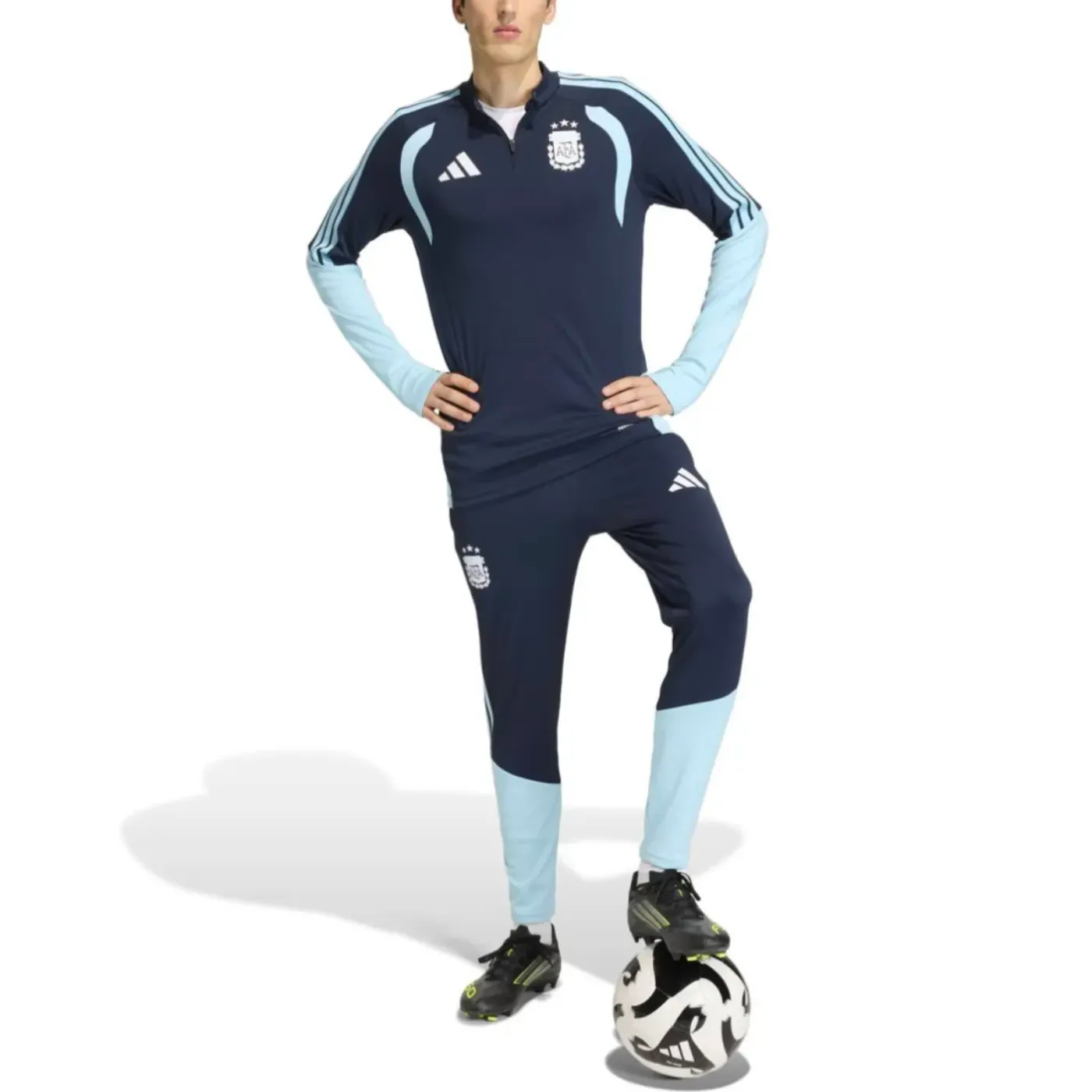 Argentina navy blue training technical tracksuit 2026/27 - Adidas