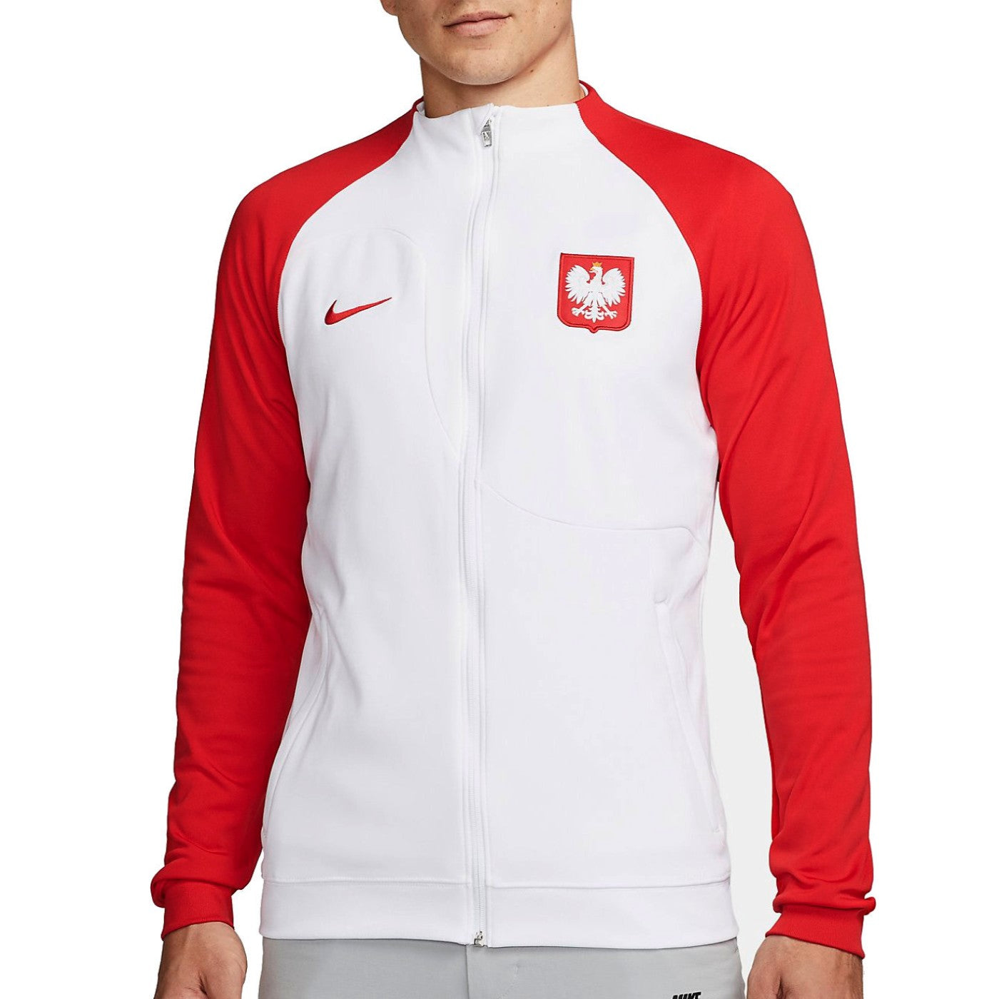 Poland pre-match presentation Soccer jacket 2022/23 white/red - Nike