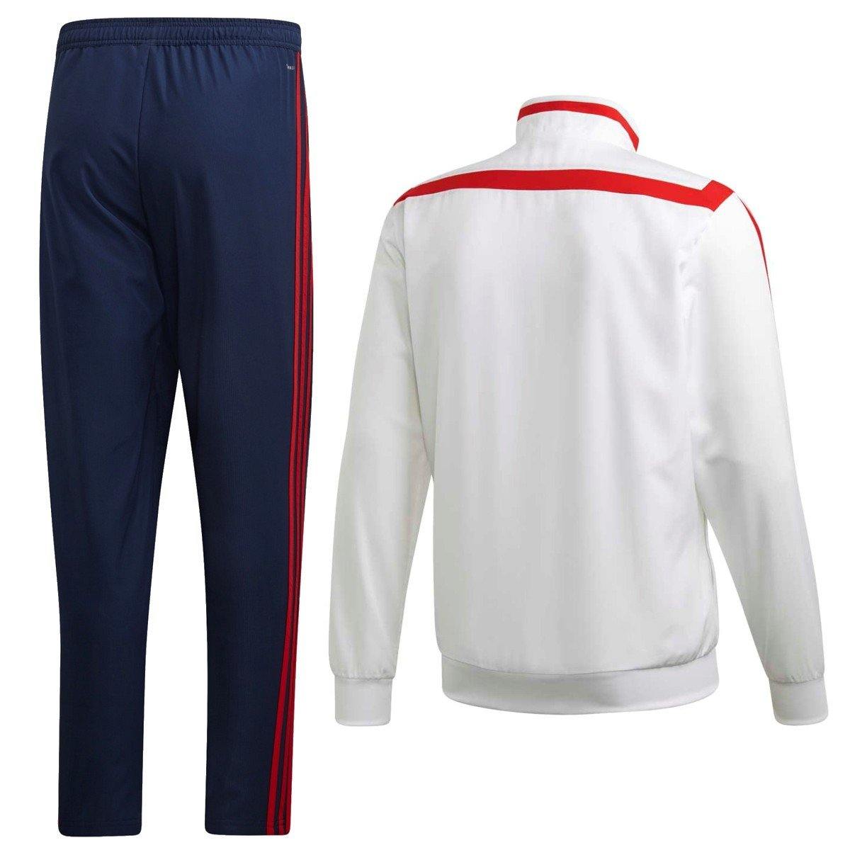 Arsenal presentation Soccer tracksuit white/navy Adidas