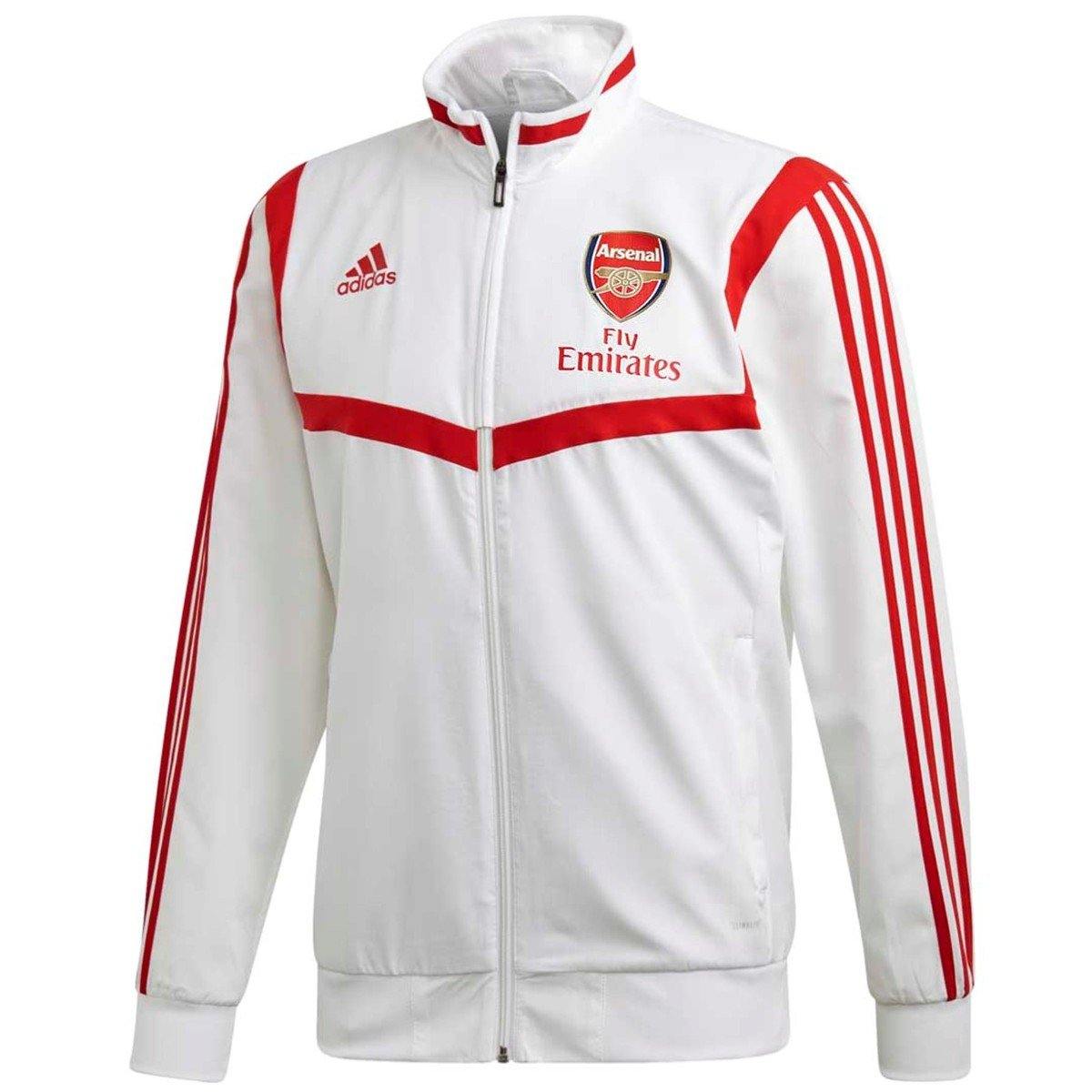 Arsenal presentation Soccer tracksuit white/navy Adidas